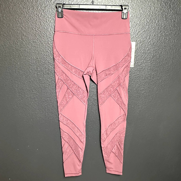 Lululemon Women's Wunder Under High-Rise Tight Flocked 28" Plumful Size 10 NWT - Picture 5 of 10